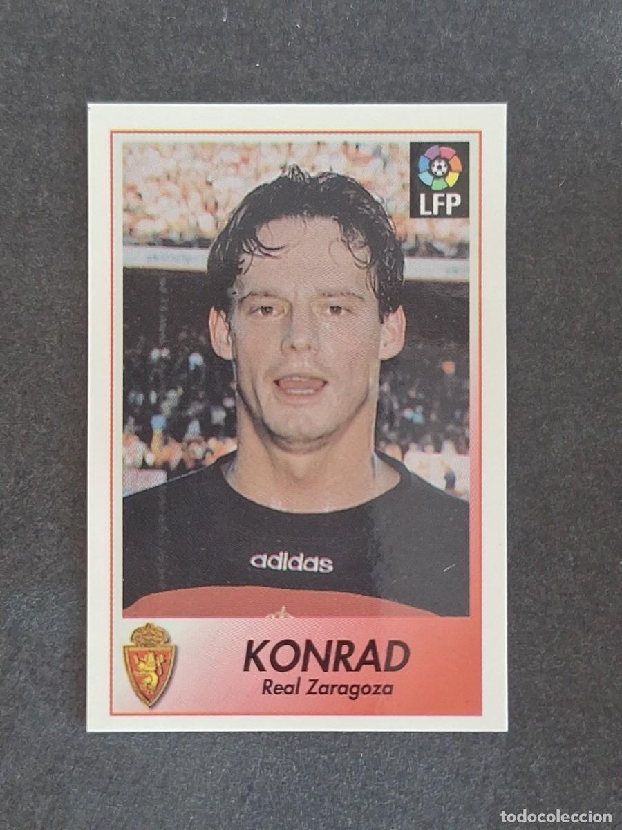 Cromos de f&uacute;tbol: L1 KONRAD REAL ZARAGOZA 315 BOLLYCAO FUTBOL LIGA 1996 1997 96 97 NUNCA PEGADO SIN PEGAR