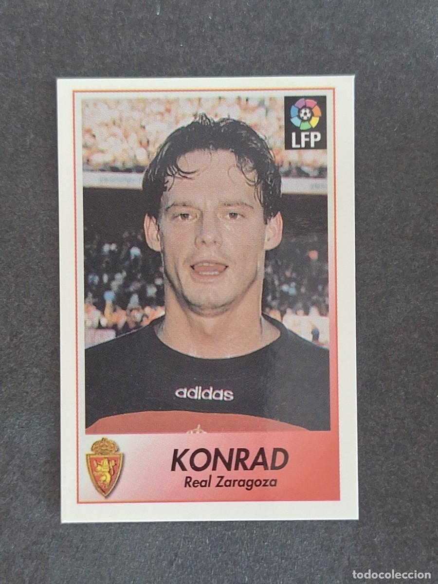 Cromos de f&uacute;tbol: L1 KONRAD REAL ZARAGOZA 315 BOLLYCAO FUTBOL LIGA 1996 1997 96 97 NUNCA PEGADO SIN PEGAR