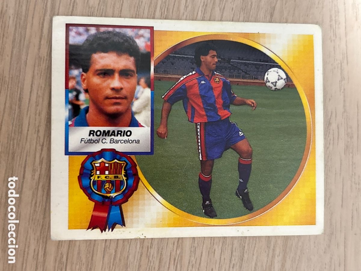 Cromos de f&uacute;tbol: ROMARIO F. C. BARCELONA LIGA ESTE 1994 1995 94 95 NUNCA PEGADO SIN PEGAR