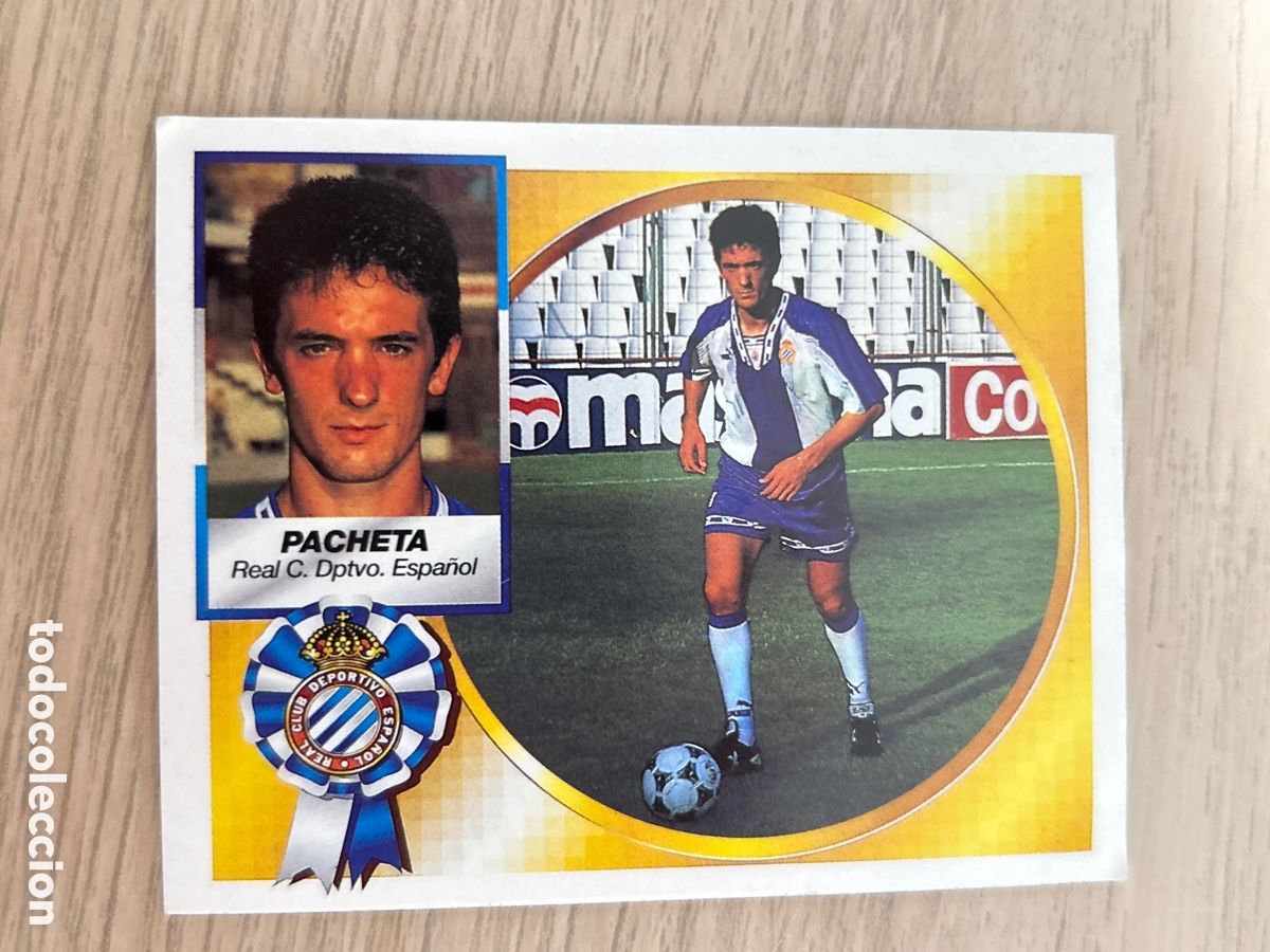 Cromos de f&uacute;tbol: PACHETA ESPANYOL FICHAJE 23 COLOCA LIGA ESTE 1994 1995 94 95 NUNCA PEGADO SIN PEGAR