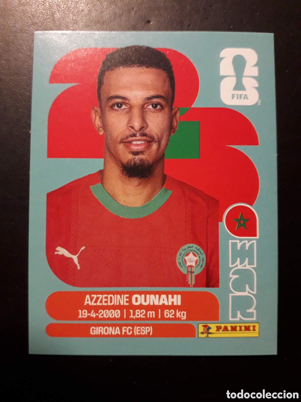 Cromos de f&uacute;tbol: OUNAHI MARRUECOS MAR 11 MUNDIAL F&Uacute;TBOL 2026 FIFA WORLD CUP PANINI SIN PEGAR PEDIDO M&Iacute;NIMO 3&euro;