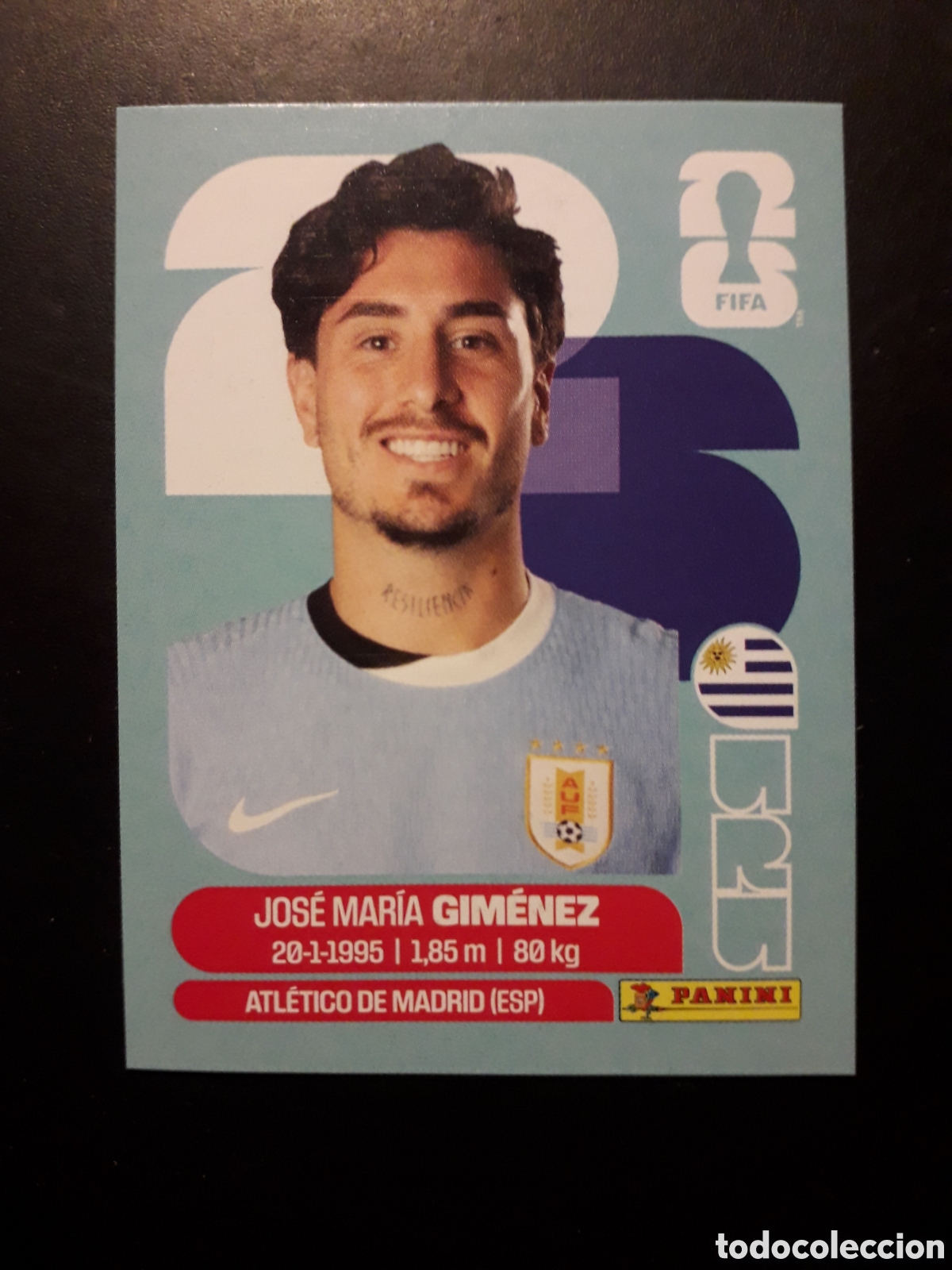 Cromos de f&uacute;tbol: GIM&Eacute;NEZ URUGUAY URU 5 MUNDIAL F&Uacute;TBOL 2026 FIFA WORLD CUP PANINI SIN PEGAR PEDIDO M&Iacute;NIMO 3&euro;