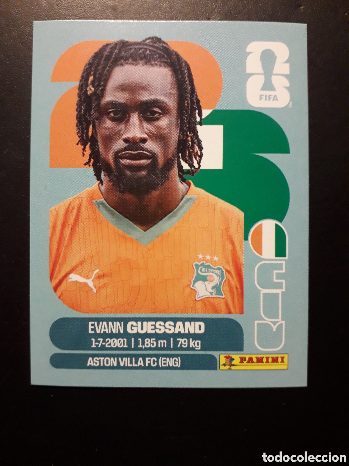 Cromos de f&uacute;tbol: GUESSAND COSTA DE MARFIL CIV 19 MUNDIAL F&Uacute;TBOL 2026 FIFA WORLD CUP PANINI SIN PEGAR PEDIDO M&Iacute;NIMO 3&euro;