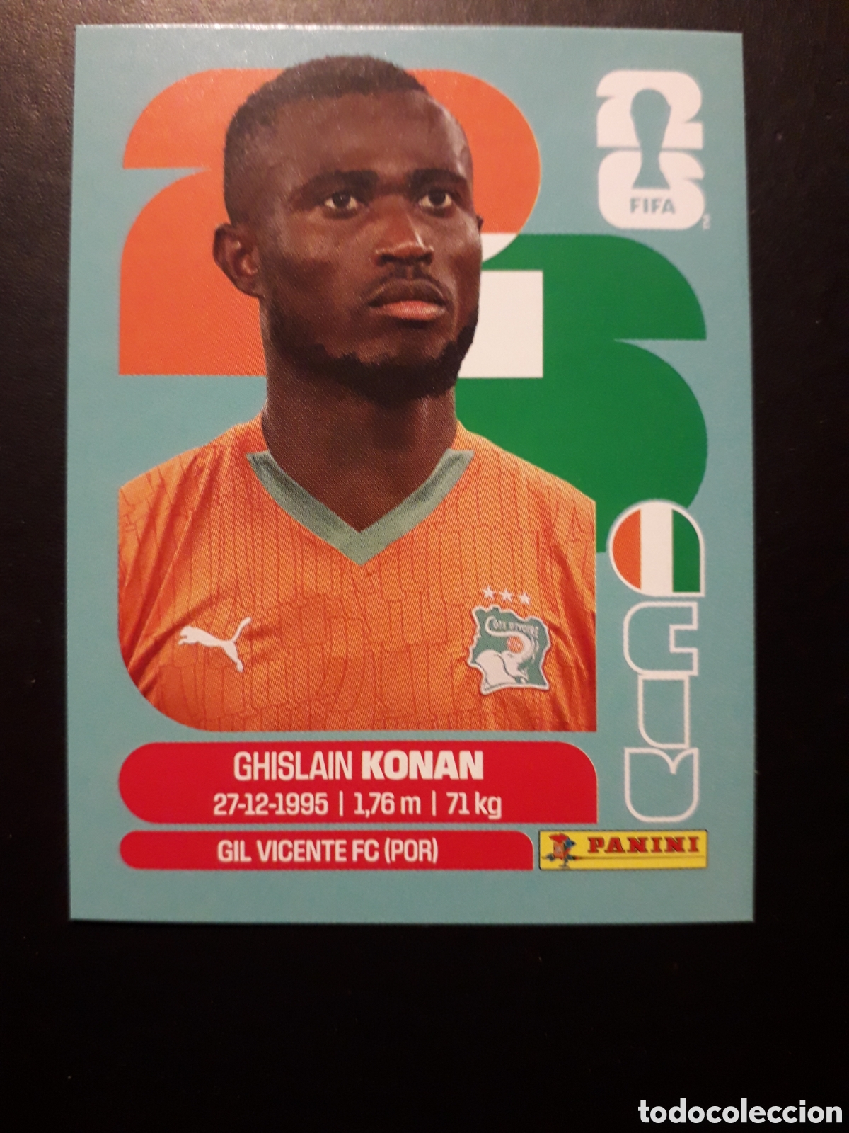 Cromos de f&uacute;tbol: KONAN COSTA DE MARFIL CIV 3 MUNDIAL F&Uacute;TBOL 2026 FIFA WORLD CUP PANINI SIN PEGAR PEDIDO M&Iacute;NIMO 3&euro;