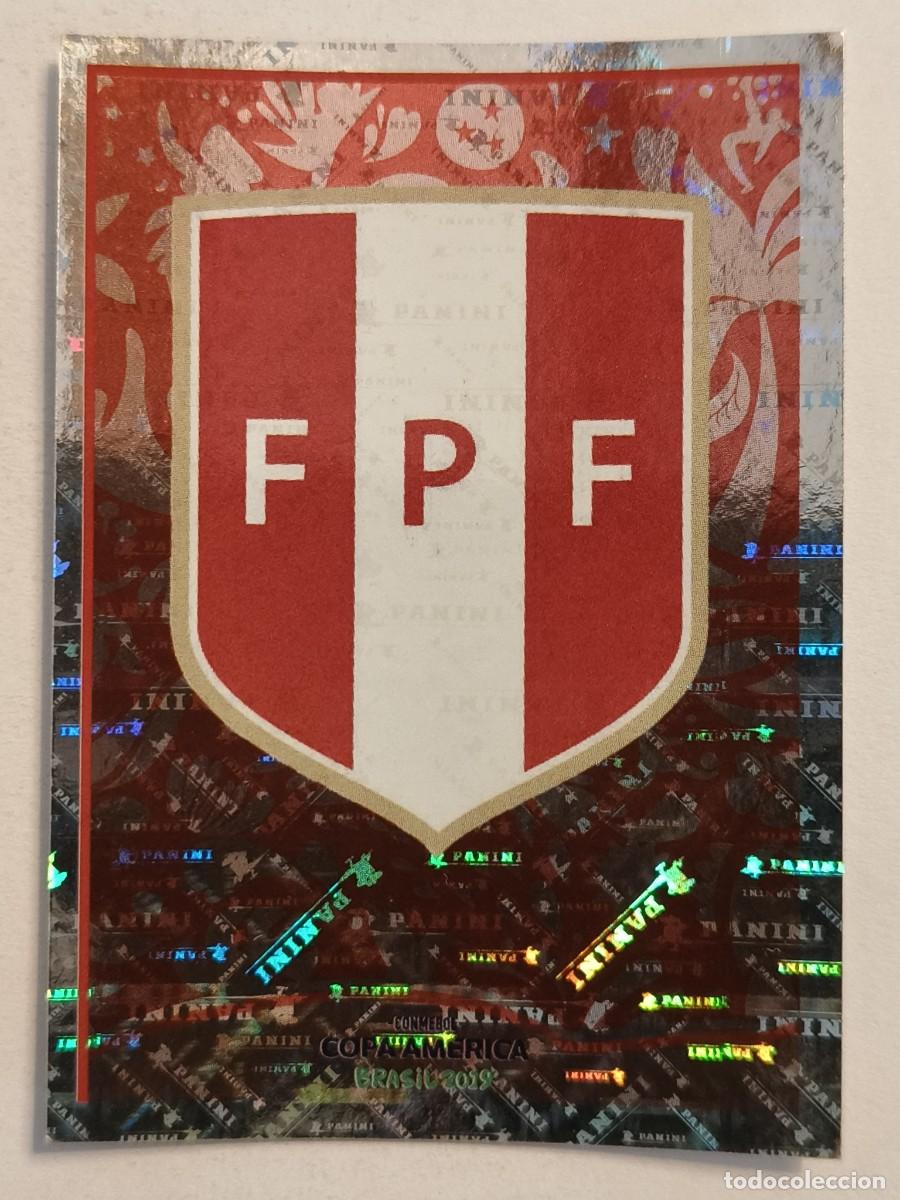 Cromos de f&uacute;tbol: #85 ESCUDO (PERU) COPA AMERICA BRASIL 2019 PANINI