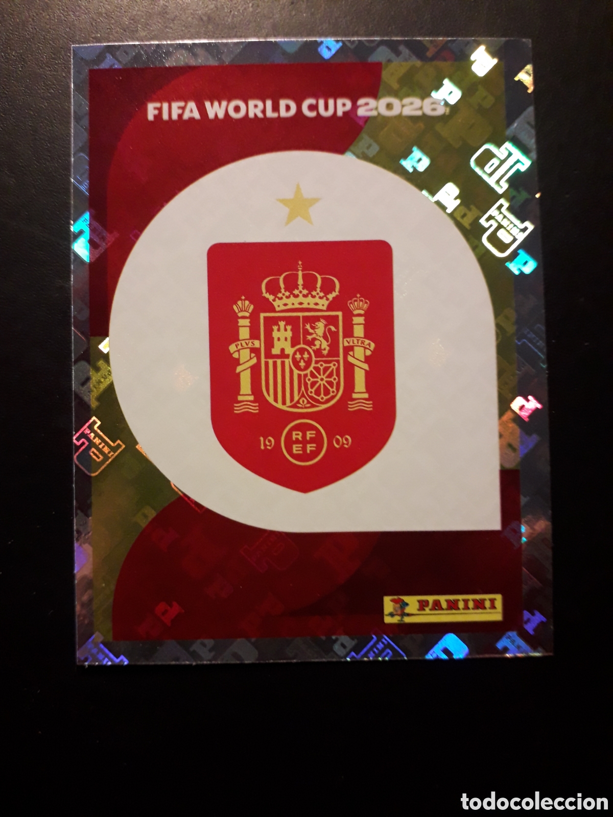 Cromos de f&uacute;tbol: ESCUDO ESPA&Ntilde;A ESP 1 MUNDIAL F&Uacute;TBOL 2026 FIFA WORLD CUP PANINI SIN PEGAR PEDIDO M&Iacute;NIMO 3&euro;