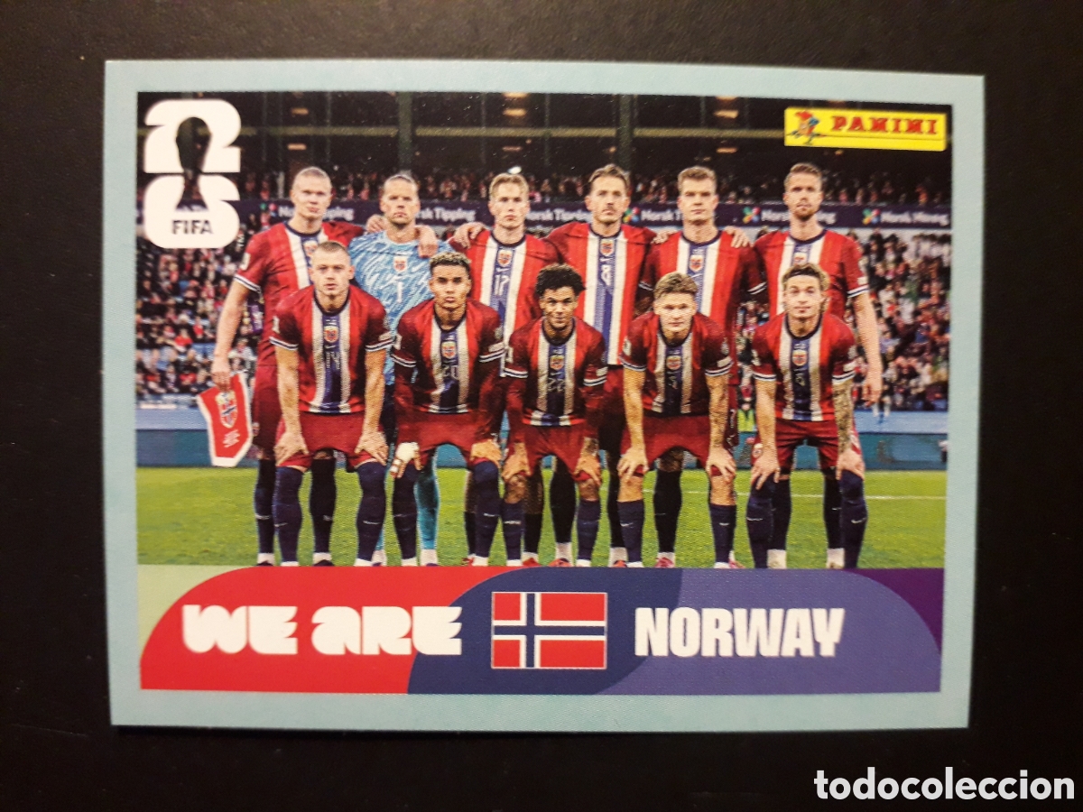 Football Stickers: EQUIPO NORUEGA NOR 13 MUNDIAL F&Uacute;TBOL 2026 FIFA WORLD CUP PANINI SIN PEGAR PEDIDO M&Iacute;NIMO 3&euro;