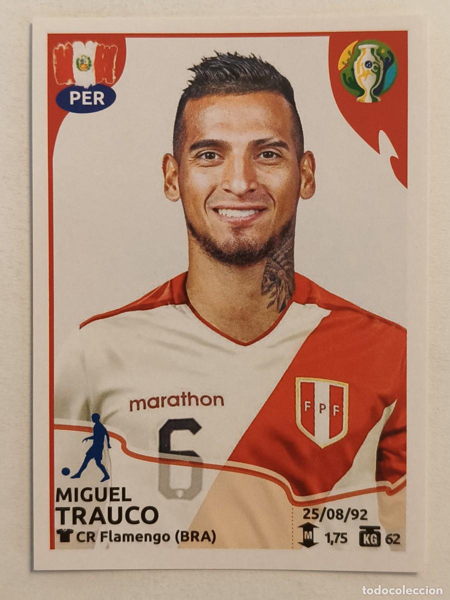 Football Stickers: #93 TRAUCO (PERU) COPA AMERICA BRASIL 2019 PANINI