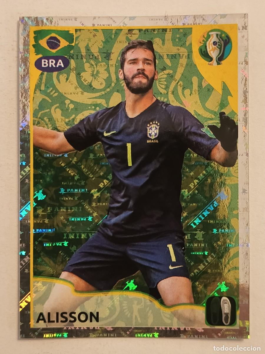 Cromos de f&uacute;tbol: #108 ALISSON (BRASIL) COPA AMERICA BRASIL 2019 PANINI