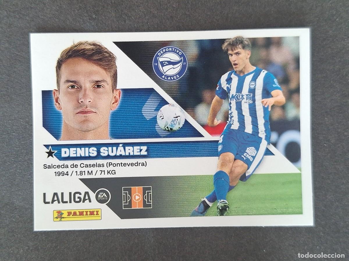Cromos de f&uacute;tbol: L2 DENIS SUAREZ DEPORTIVO ALAVES LIGA ESTE 2026 2027 26 27 NUNCA PEGADO SIN PEGAR