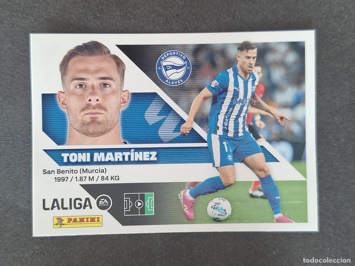 Cromos de f&uacute;tbol: L2 TONI MARTINEZ DEPORTIVO ALAVES LIGA ESTE 2026 2027 26 27 NUNCA PEGADO SIN PEGAR