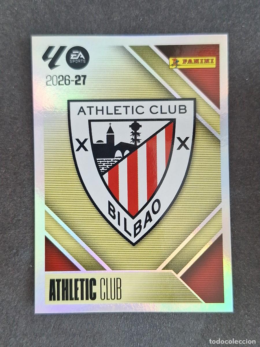 Cromos de f&uacute;tbol: L2 ESCUDO ATHLETIC CLUB DE BILBAO LIGA ESTE 2026 2027 26 27 NUNCA PEGADO SIN PEGAR