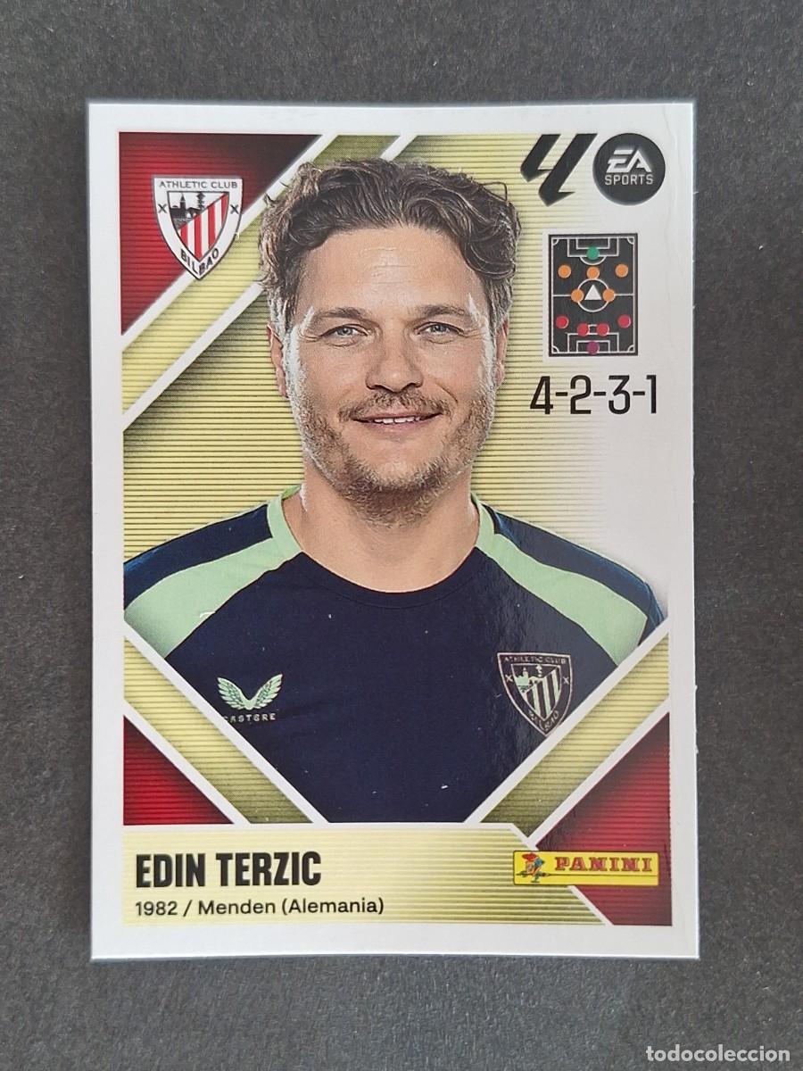 Cromos de f&uacute;tbol: L2 EDIN TERZIC ENTRENADOR ATHLETIC CLUB DE BILBAO LIGA ESTE 2026 2027 26 27 NUNCA PEGADO SIN PEGAR