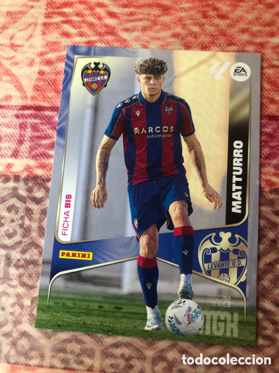 Cromos de f&uacute;tbol: Matturro n&uacute;mero 204 Bis del Levante megacracks 25-26 2025-2026