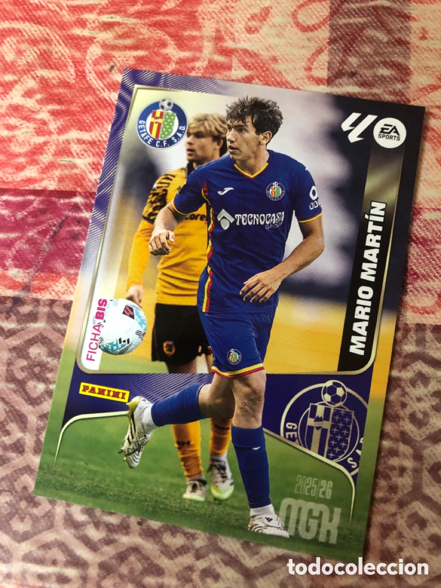 Cromos de f&uacute;tbol: Mario Martin n&uacute;mero 175 Bis del Getafe megacracks 25-26 2025-2026