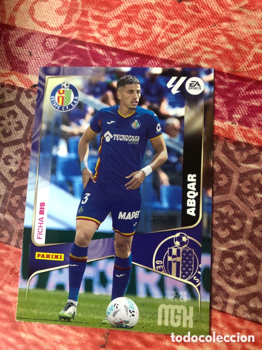 Cromos de f&uacute;tbol: Abqar n&uacute;mero 168 Bis del Getafe megacracks 25-26 2025-2026