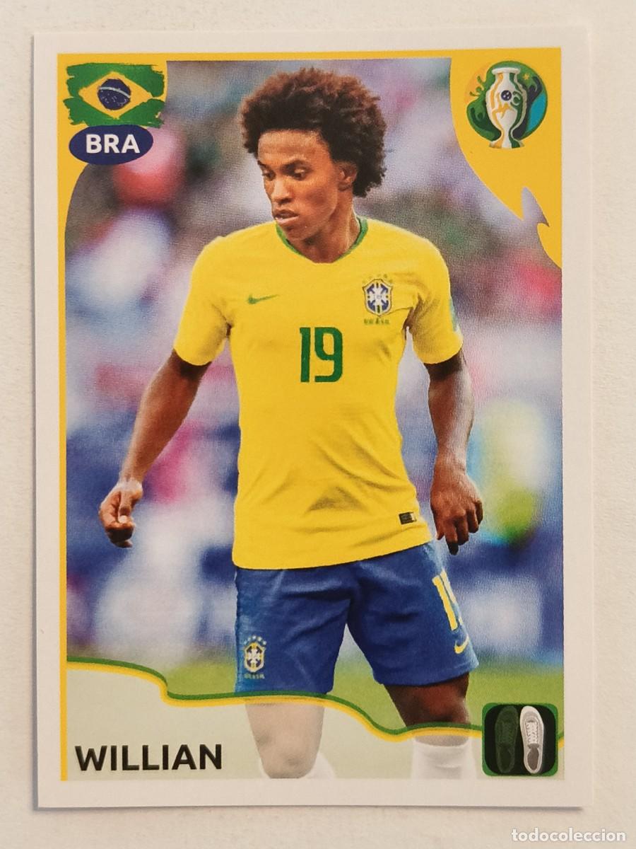 Cromos de f&uacute;tbol: #111 WILLIAN (BRASIL) COPA AMERICA BRASIL 2019 PANINI