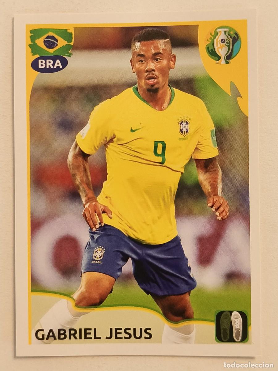 Cromos de f&uacute;tbol: #113 GABRIEL JESUS (BRASIL) COPA AMERICA BRASIL 2019 PANINI