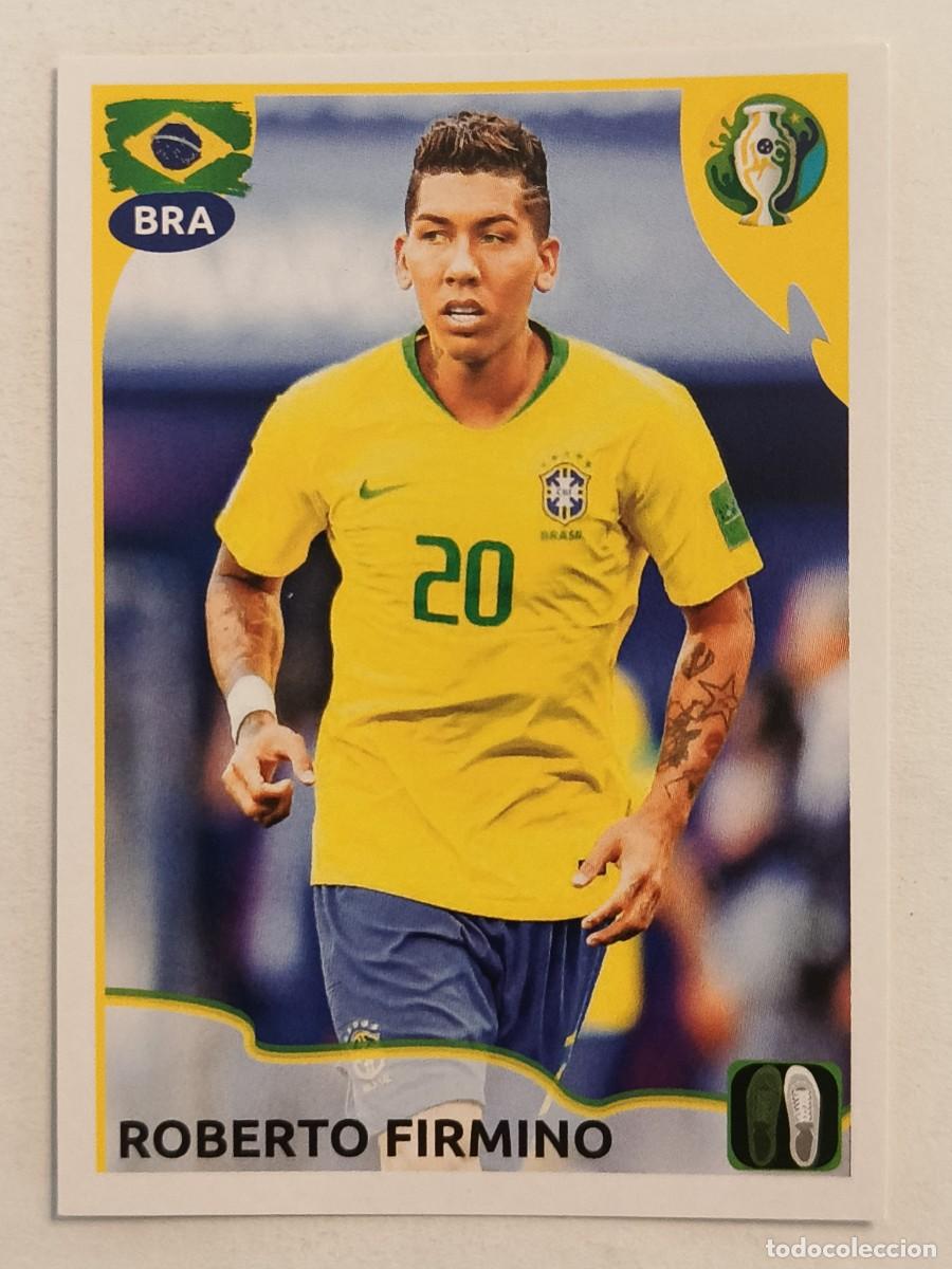 Cromos de f&uacute;tbol: #114 ROBERTO FIRMINO (BRASIL) COPA AMERICA BRASIL 2019 PANINI