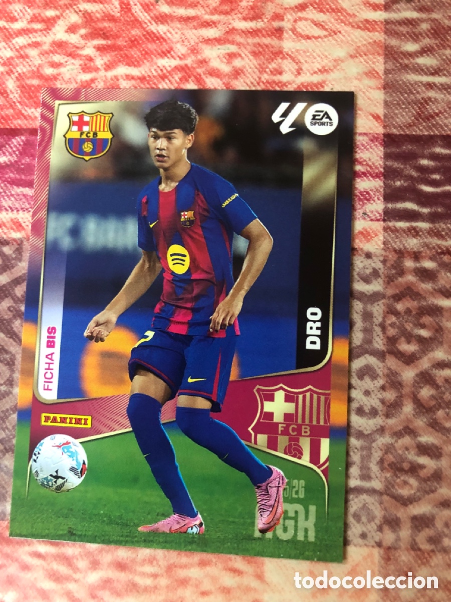 Cromos de f&uacute;tbol: Megacracks 2025 2026 / 25 26 Dro Barcelona Ficha 82 Bis