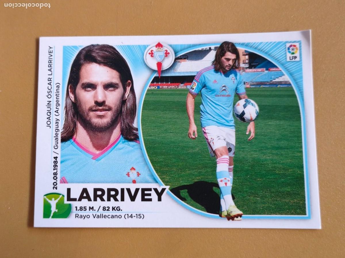 Cromos de f&uacute;tbol: larrivey, liga 2014 15 ultimos fichajes