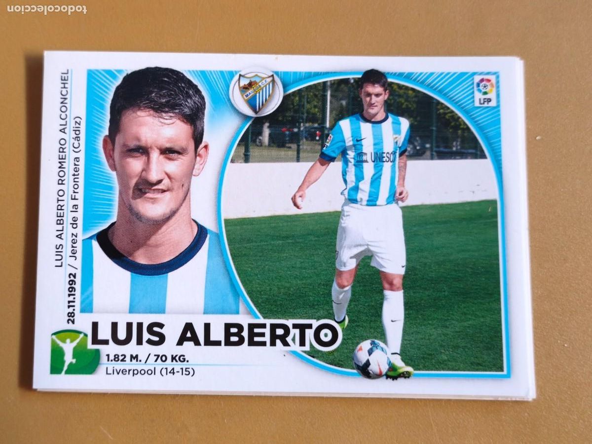 Cromos de f&uacute;tbol: luis alberto, liga 2014 15 ultimos fichajes