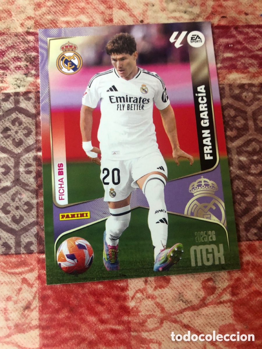 Cromos de f&uacute;tbol: 225 BIS FRAN GARC&Iacute;A REAL MADRID MEGACRACKS 2025 2026 25 26
