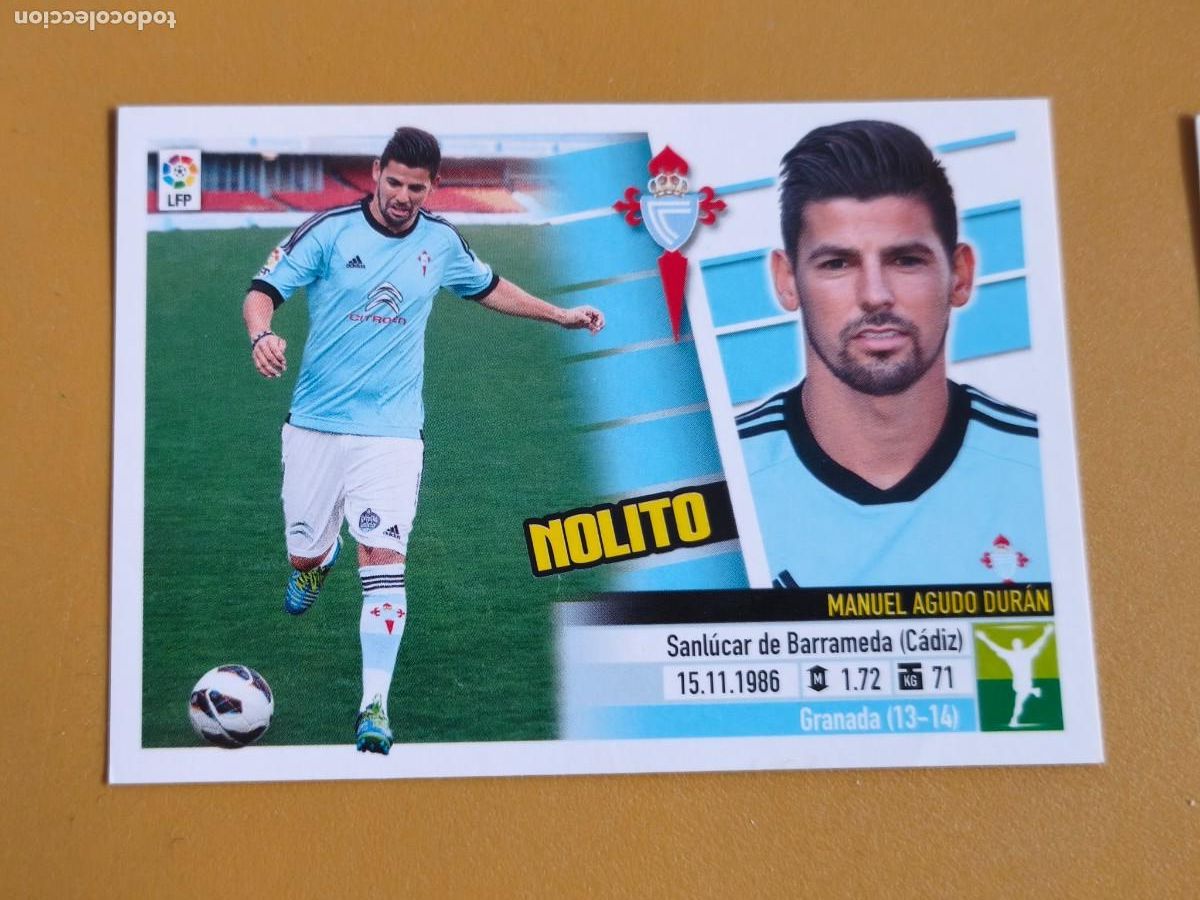 Cromos de f&uacute;tbol: nolito, liga 2013 14 ultimos fichajes