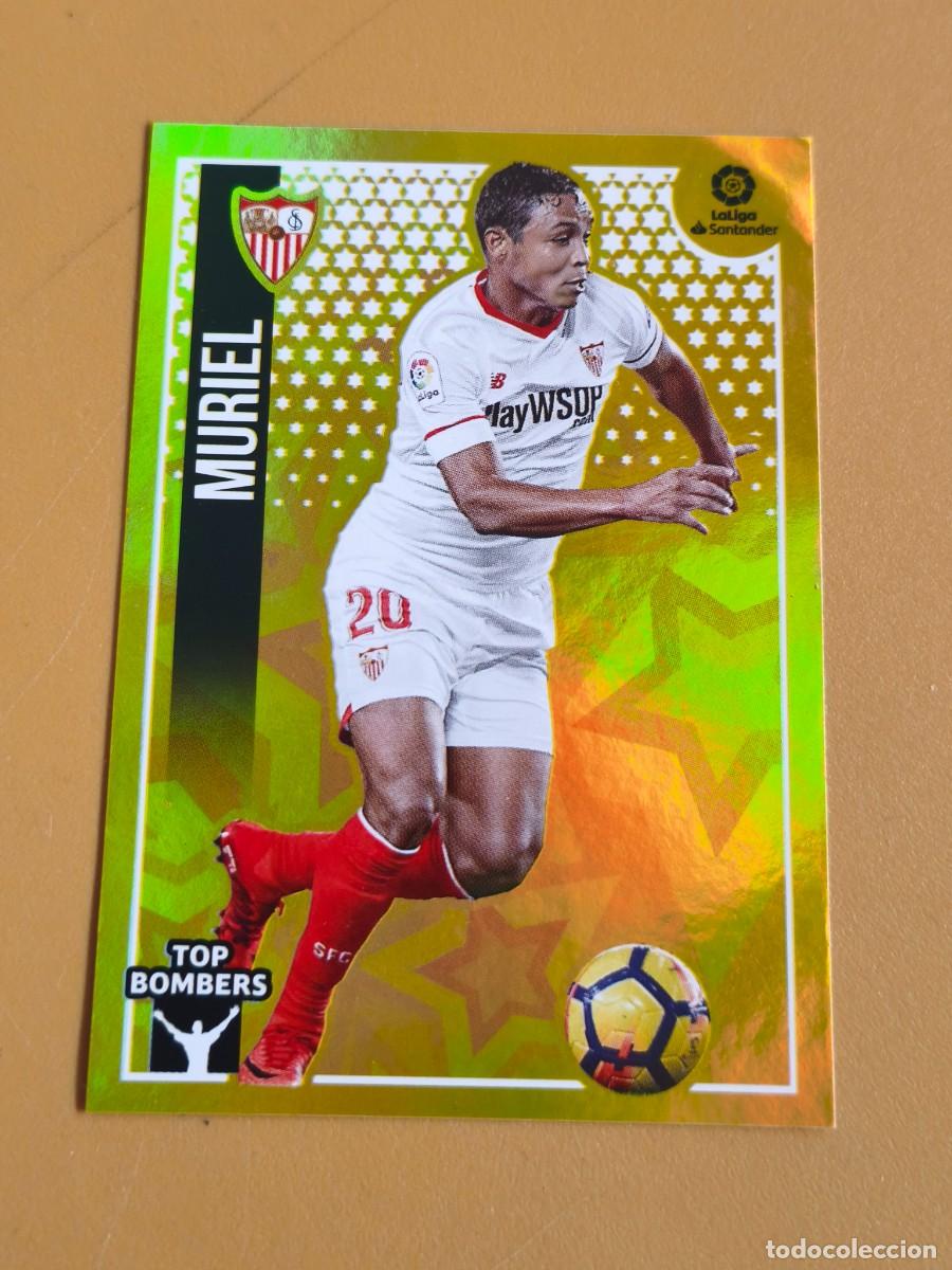 Cromos de f&uacute;tbol: muriel, liga 2018 19 top