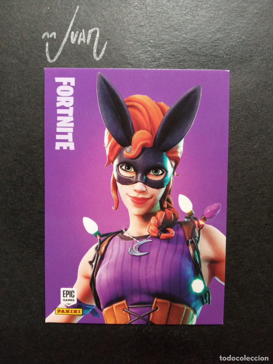 Cromos de f&uacute;tbol: N&ordm; 121 UNCOMMON OUTFIT BUNNYMOON FORTNITE PANINI &reg; EPIC GAMES TCG TRADING CARD GAME 2020