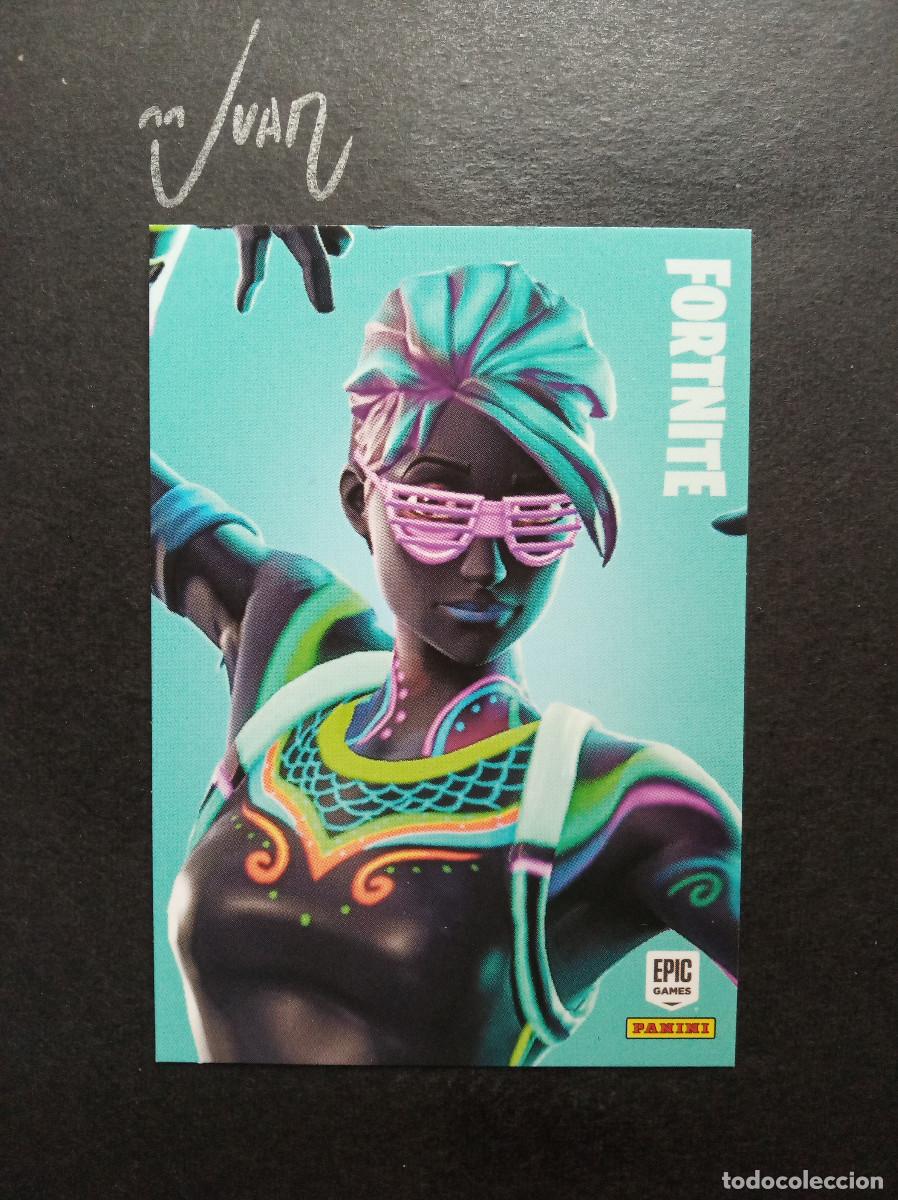 Cromos de f&uacute;tbol: N&ordm; 131 UNCOMMON OUTFIT NITELITE FORTNITE PANINI &reg; EPIC GAMES TCG TRADING CARD GAME 2020