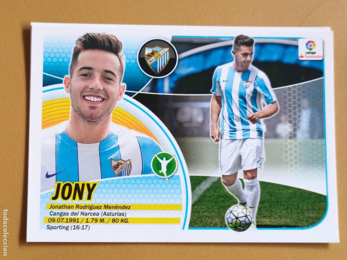 Cromos de f&uacute;tbol: jony, liga 2016 17 ultimos fichajes