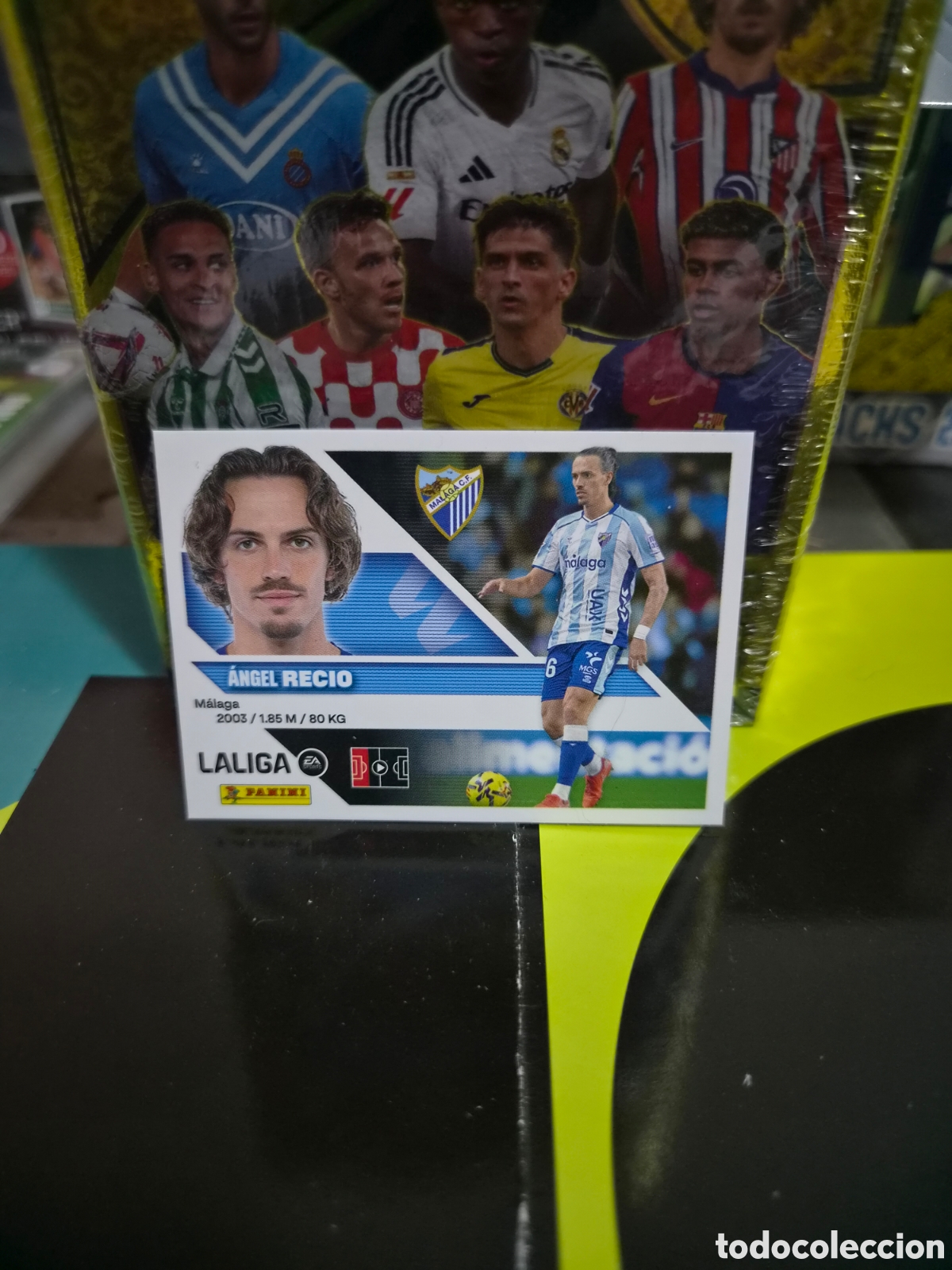 Cromos de f&uacute;tbol: N&deg;6Bis Malaga Recio Liga Este 26/27