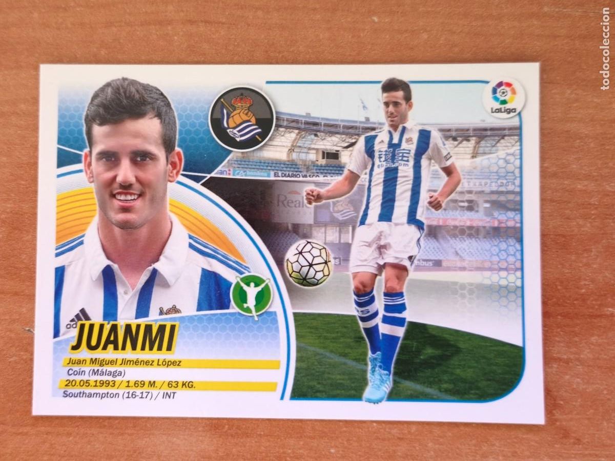 Cromos de f&uacute;tbol: juanmi, liga 2016 17 ultimos fichajes