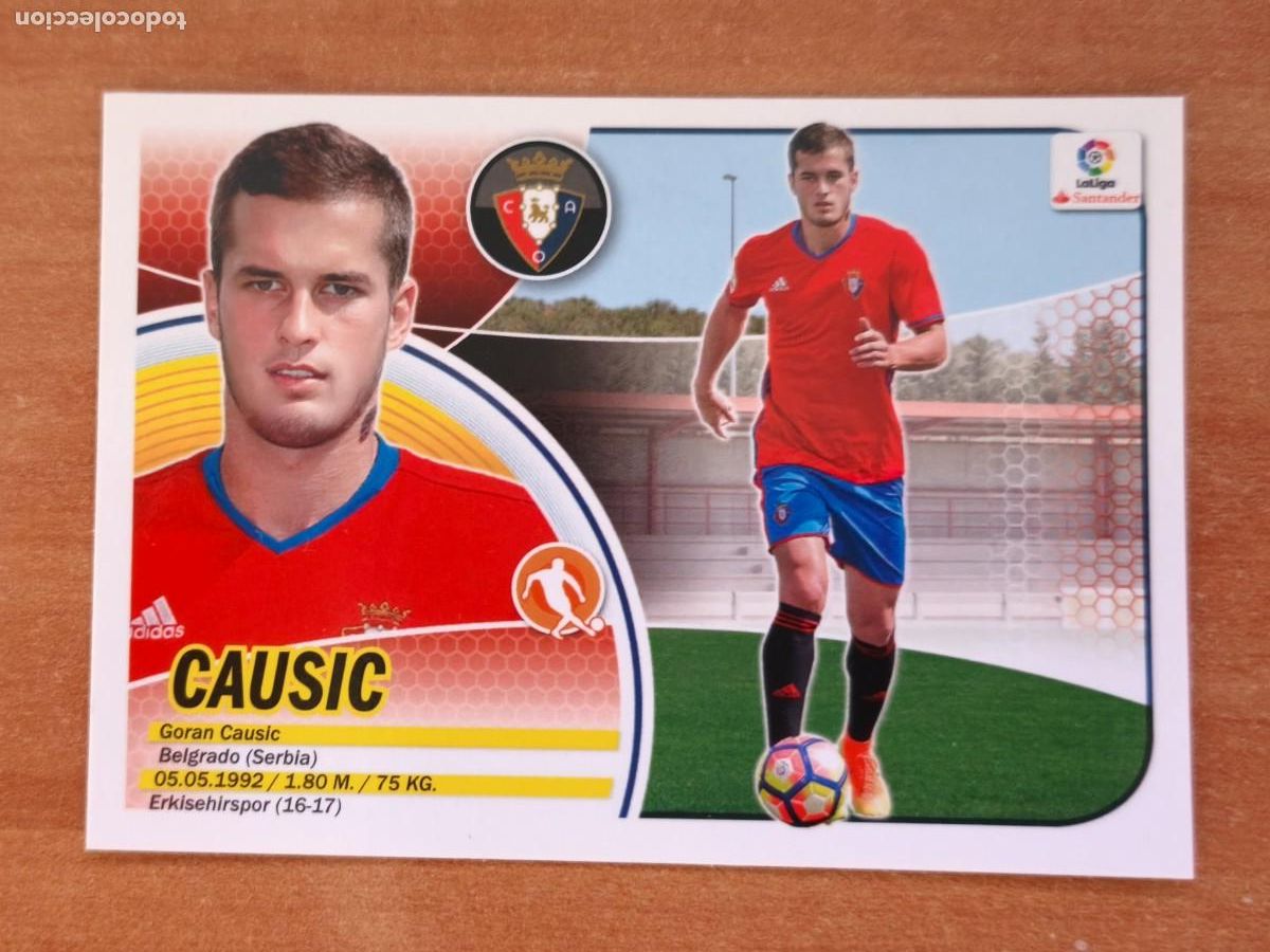 Cromos de f&uacute;tbol: causic, liga 2016 17 ultimos fichajes