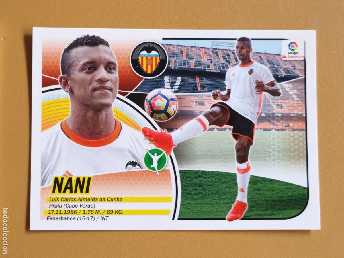 Cromos de f&uacute;tbol: nani, liga 2016 17 ultimos fichajes