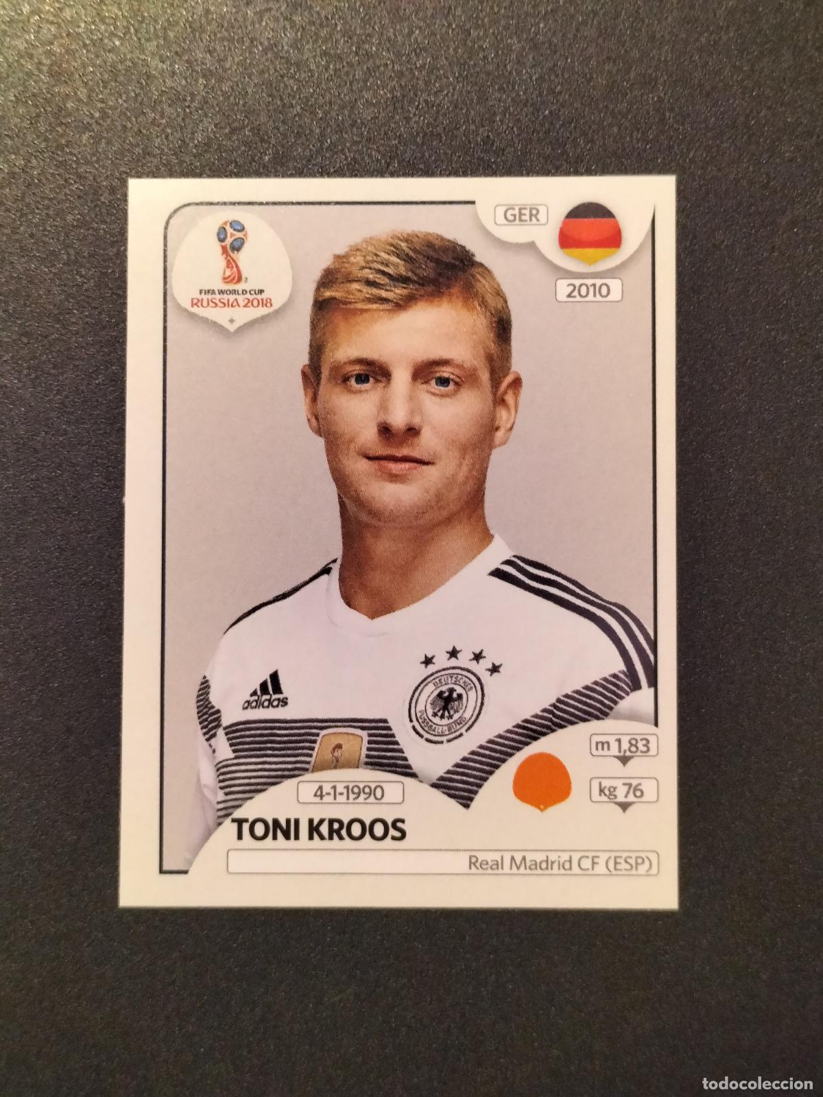 Cromos de f&uacute;tbol: 441 TONI KROOS ALEMANIA GERMANY CROMOS MUNDIAL FUTBOL 18 FIFA WORLD CUP RUSSIA RUSIA 2018