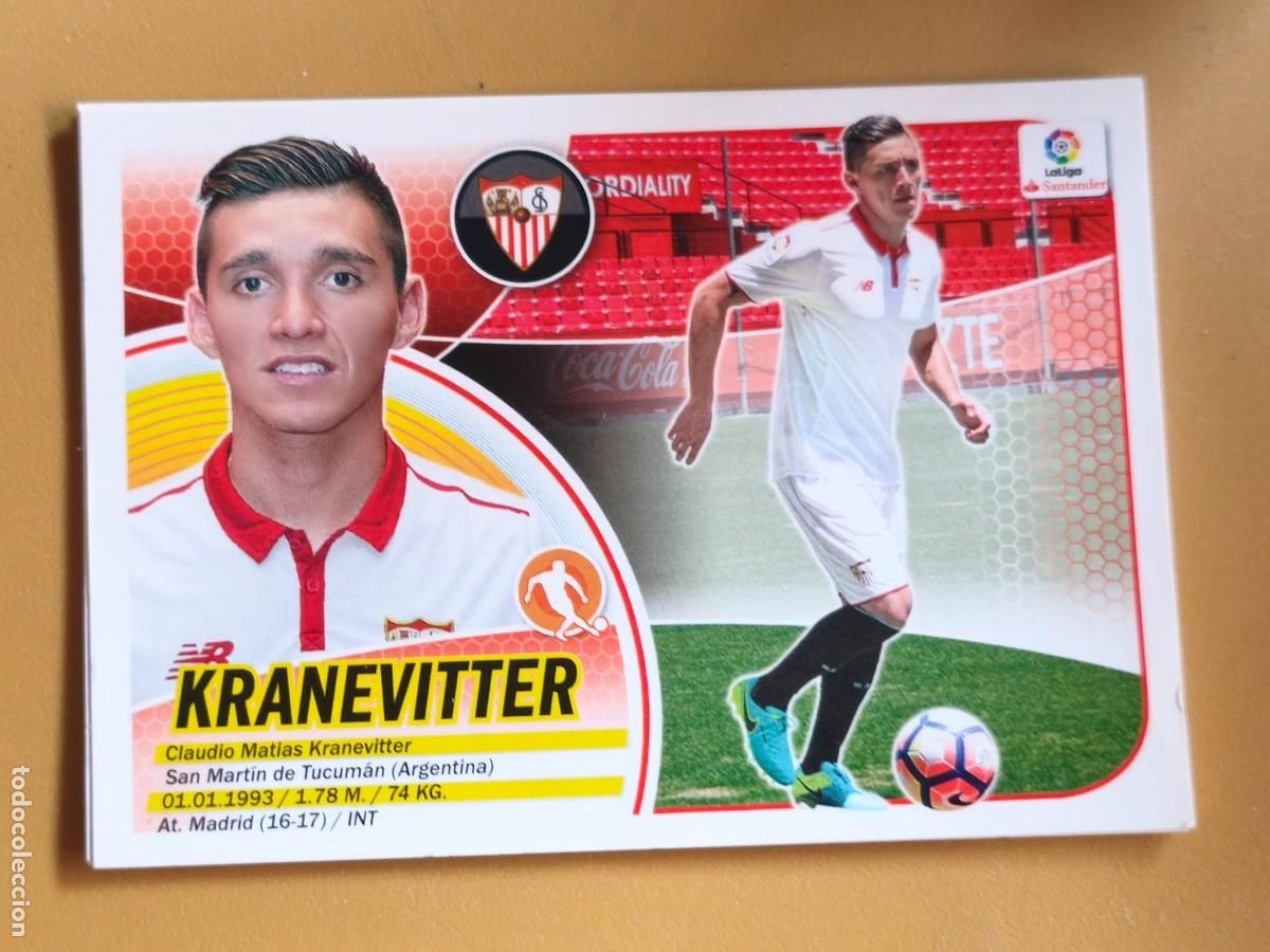 Cromos de f&uacute;tbol: kranevitter, liga 2016 17 ultimos fichajes