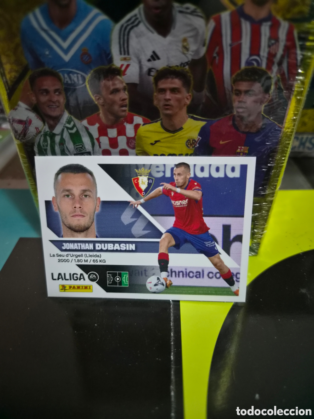 Cromos de f&uacute;tbol: N&deg;16Bis Osasuna Dubasin Liga Este 26/27