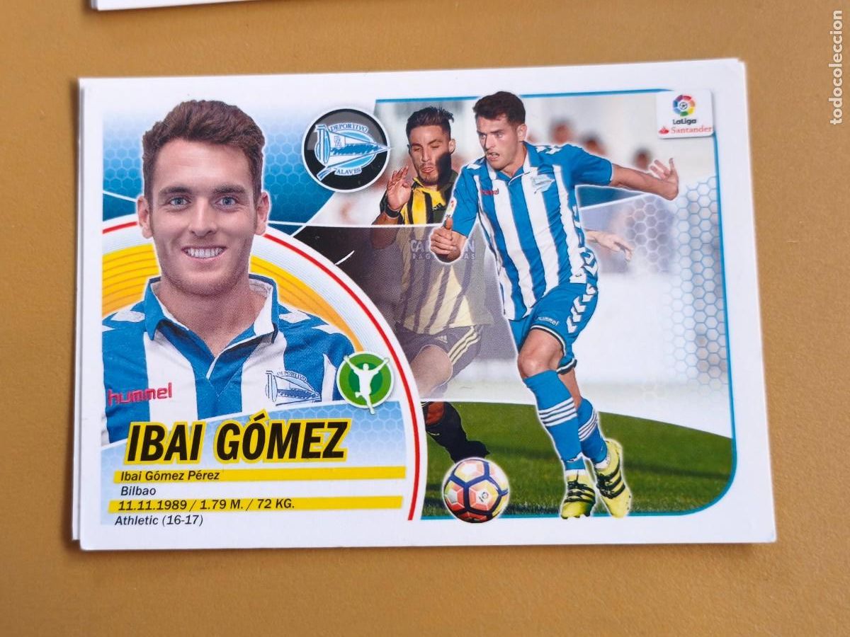 Cartes &agrave; collectionner de Football: ibai gomez, liga 2016 17 ultimos fichajes