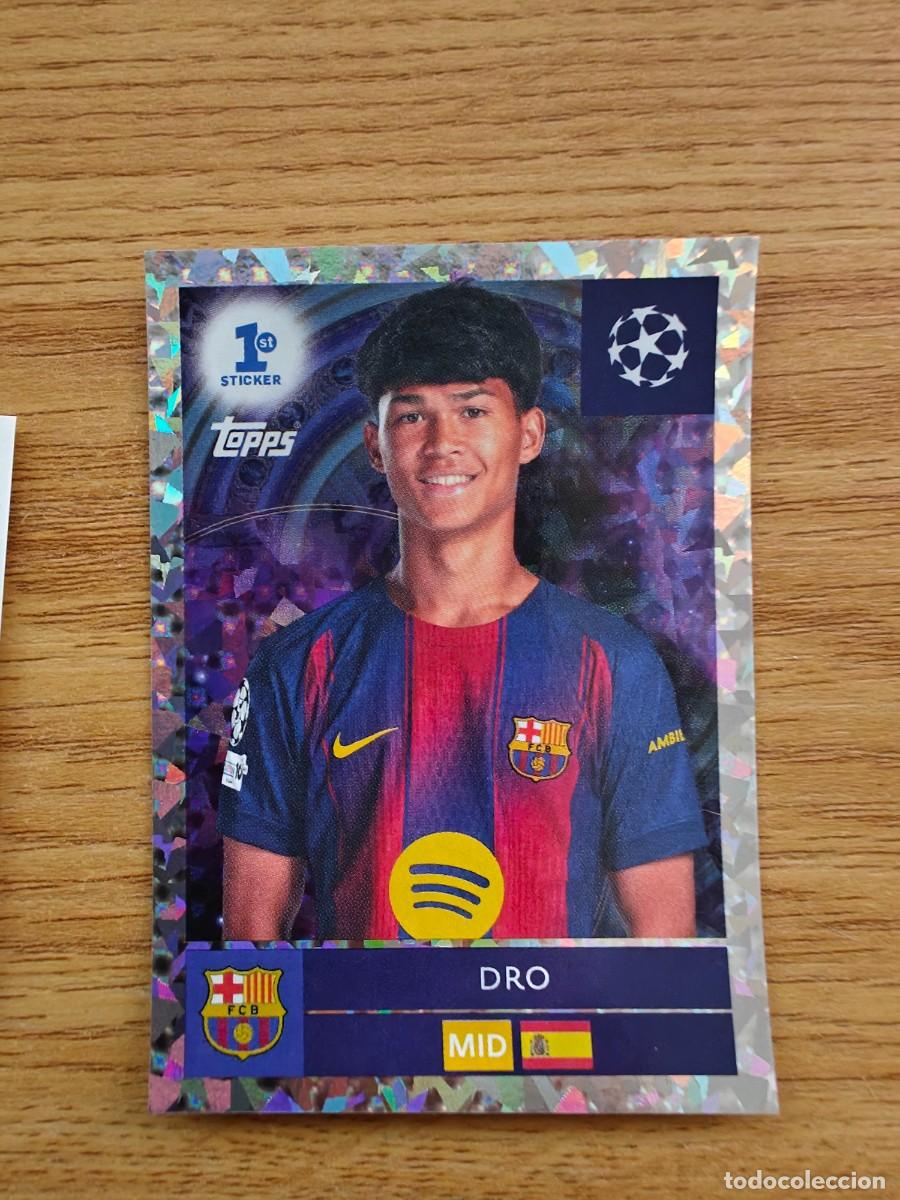 Cromos de Futebol: Dro 290 Topps UEFA Champions League Sticker 25 26 1st Sticker FC Barcelona 2025 2026