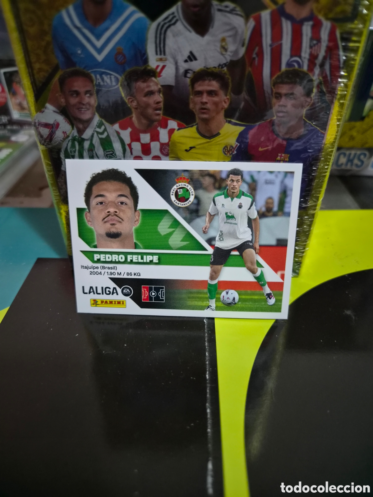 Fu&szlig;ball-Sticker: N&deg;8Bis Racing de Santander Pedro Felipe Liga Este 26/27