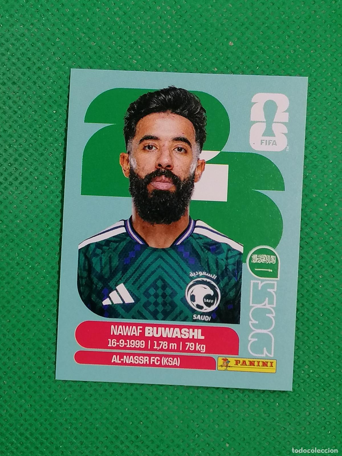 Fu&szlig;ball-Sticker: KSA 5 KSA5 NAWAF BUWASHL ARABIA SAUDI ⚽ PANINI FIFA MUNDIAL WORLD CUP 26 2026 STICKER ⚽