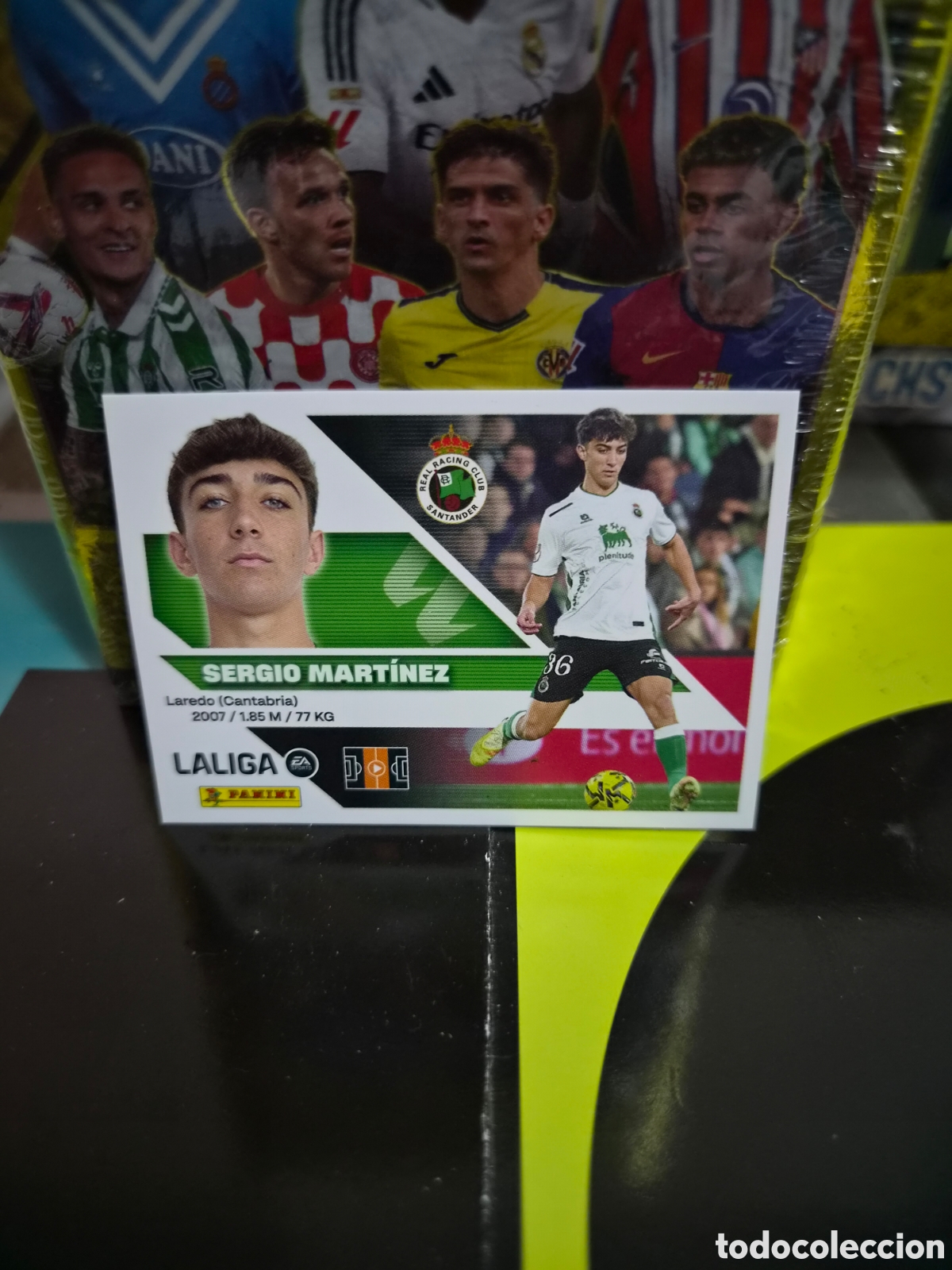 Football Stickers: N&deg;13Bis Racing de Santander Sergio Mart&iacute;nez Liga Este 26/27
