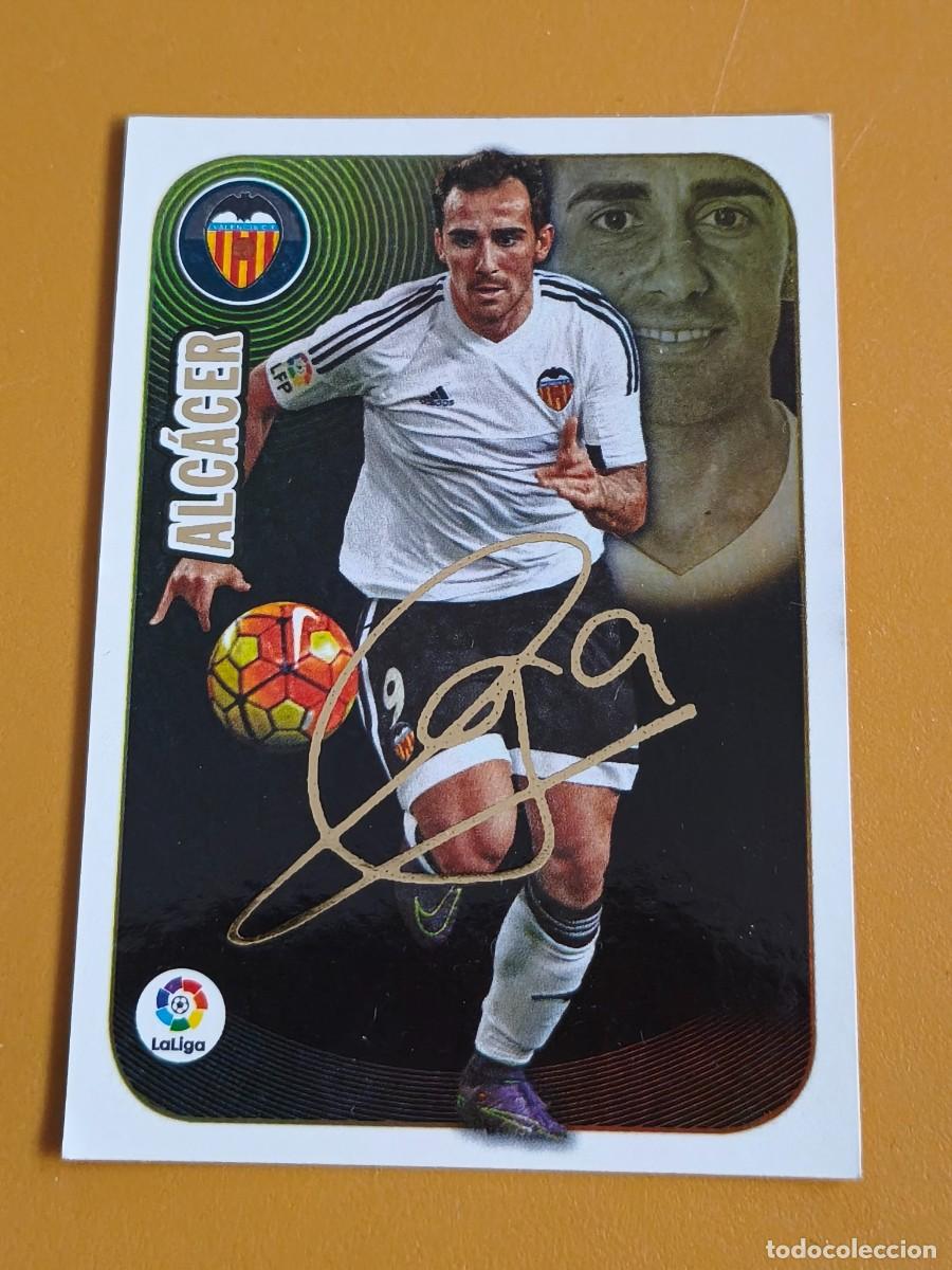Cromos de f&uacute;tbol: alcacer, liga 2016 17 serie oro