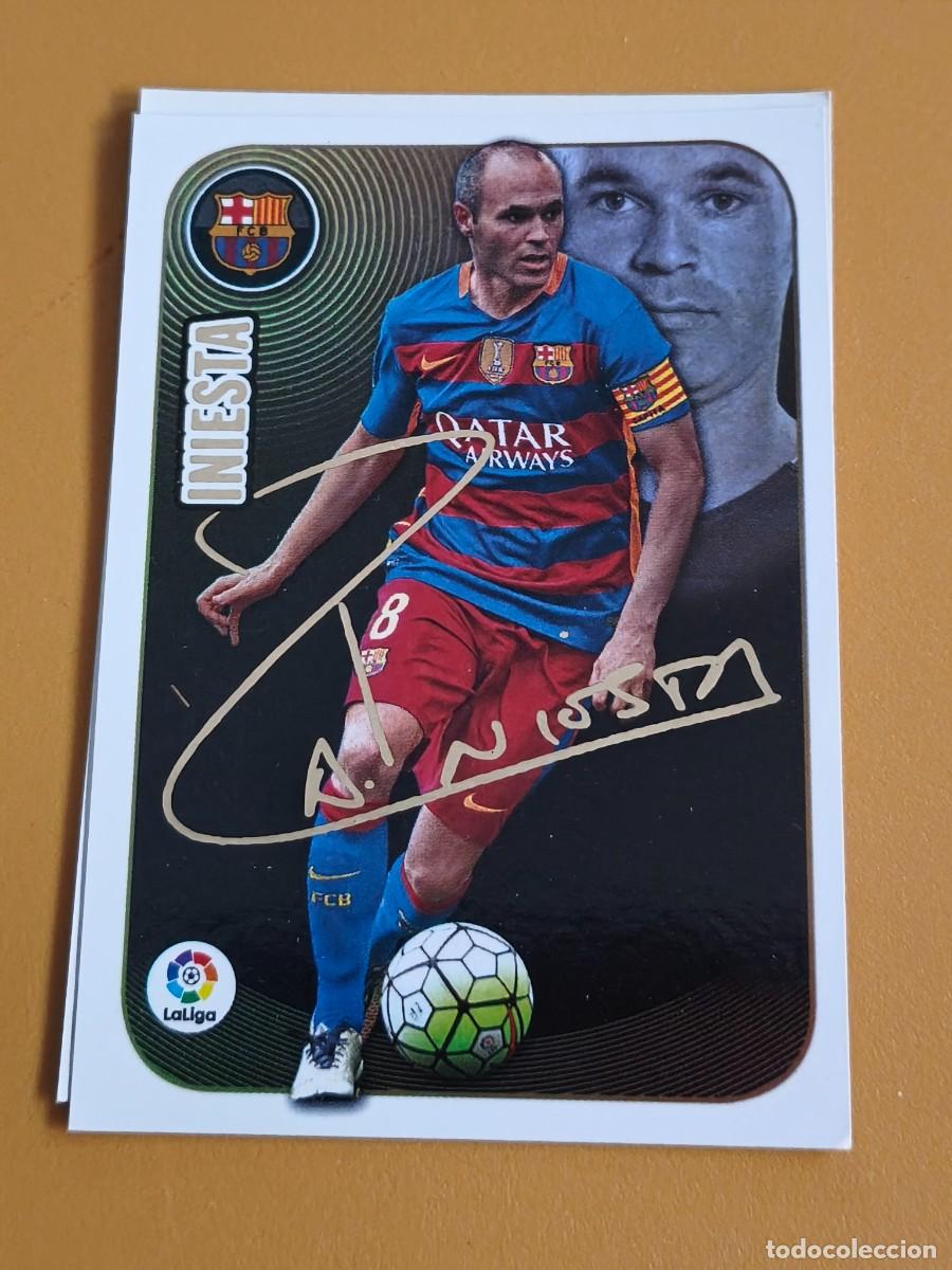 Fu&szlig;ball-Sticker: iniesta, liga 2016 17 serie oro