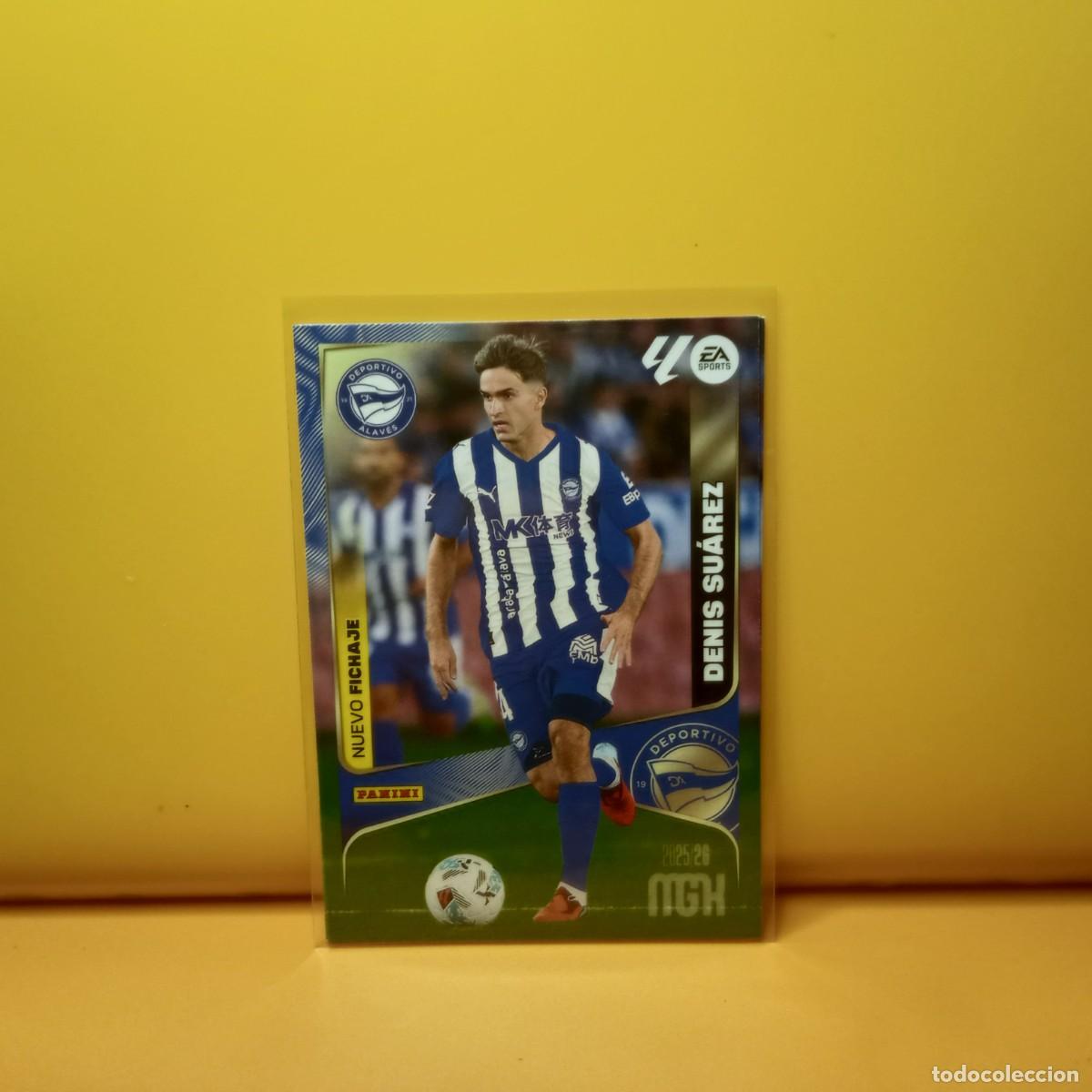 Cromos de f&uacute;tbol: MEGACRACKS 2025 2026 25 26 (NUEVO FICHAJE) 3&ordf; EDICI&Oacute;N DEPORTIVO ALAV&Eacute;S DENIS SU&Aacute;REZ 483