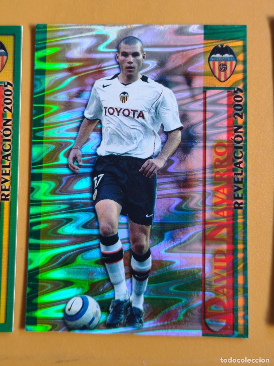 Cromos de f&uacute;tbol: david navarro, liga 2005 revelacion