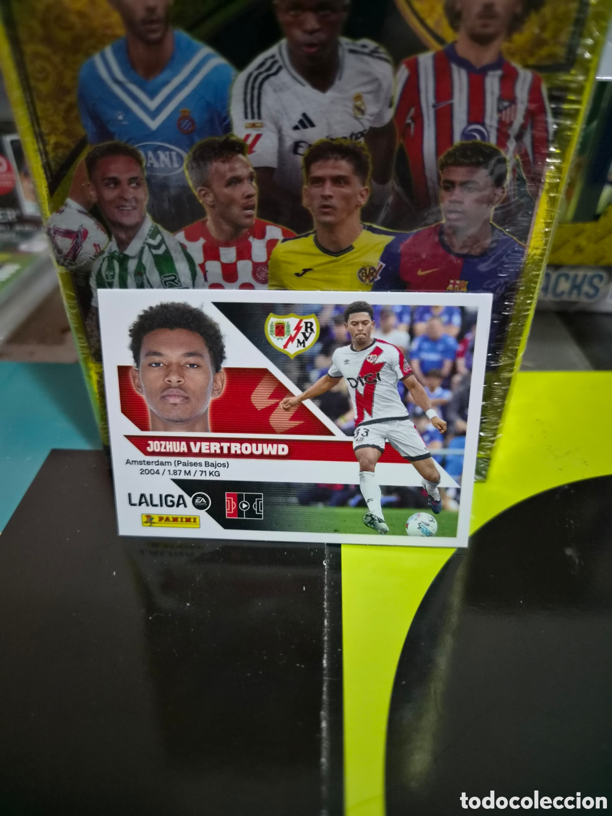 Cromos de f&uacute;tbol: N&deg;7Bis Rayo Vallecano Vertrouwd Liga Este 26/27