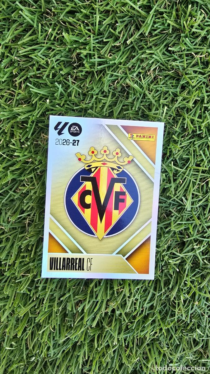 Cromos de f&uacute;tbol: ESCUDO 1 VILLARREAL LIGA ESTE 2026 2027 26 27 PANINI LALIGA EA SPORTS